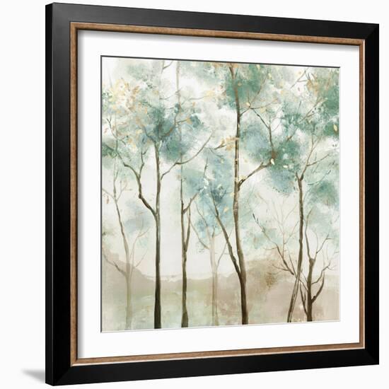 Sunny Green Forest-Allison Pearce-Framed Art Print