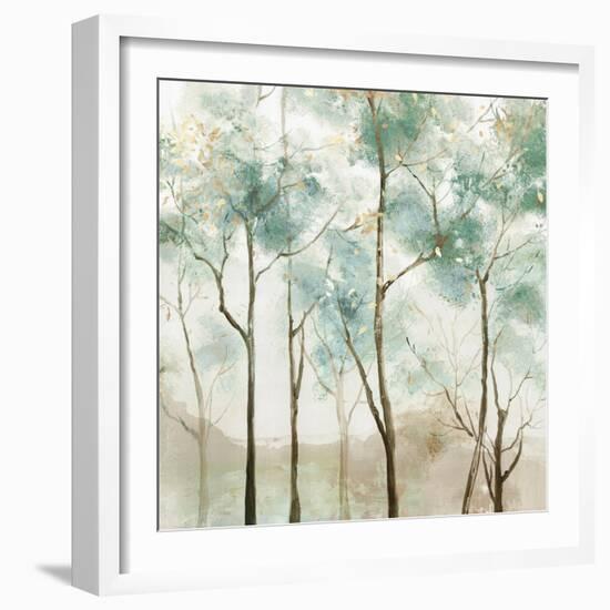 Sunny Green Forest-Allison Pearce-Framed Art Print