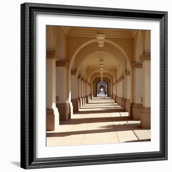 Sunny Hallway-Nicole Katano-Framed Photo