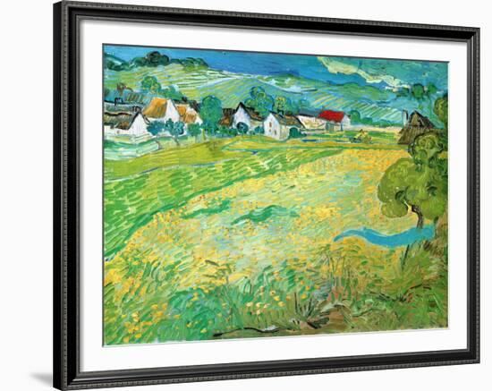 Sunny Meadow in Arles, c.1890-Vincent van Gogh-Framed Art Print