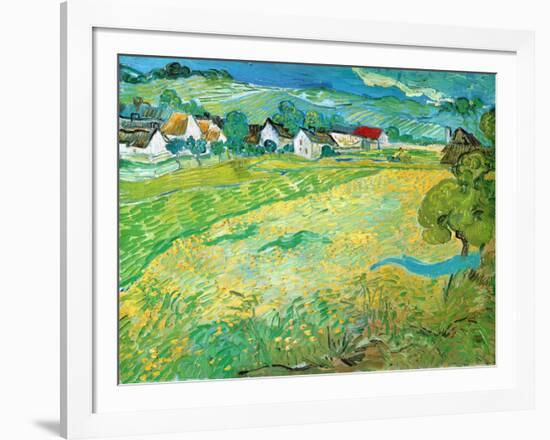 Sunny Meadow in Arles, c.1890-Vincent van Gogh-Framed Art Print