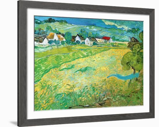 Sunny Meadow in Arles, c.1890-Vincent van Gogh-Framed Art Print