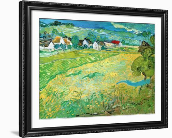 Sunny Meadow in Arles, c.1890-Vincent van Gogh-Framed Art Print