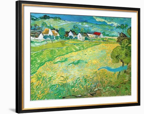 Sunny Meadow in Arles, c.1890-Vincent van Gogh-Framed Art Print