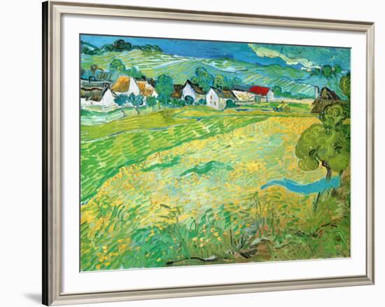 Sunny Meadow in Arles, c.1890-Vincent van Gogh-Framed Art Print