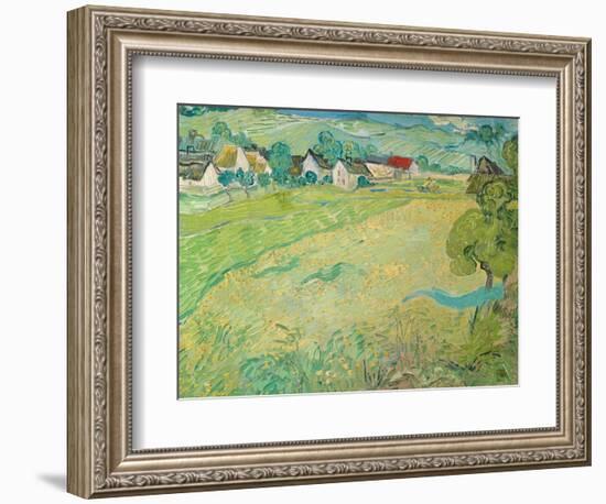 Sunny Meadow Near Auvers, 1890-Vincent van Gogh-Framed Giclee Print