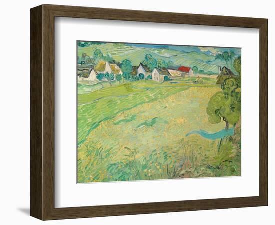 Sunny Meadow Near Auvers, 1890-Vincent van Gogh-Framed Giclee Print