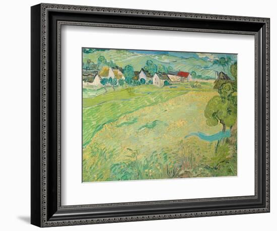 Sunny Meadow Near Auvers, 1890-Vincent van Gogh-Framed Giclee Print