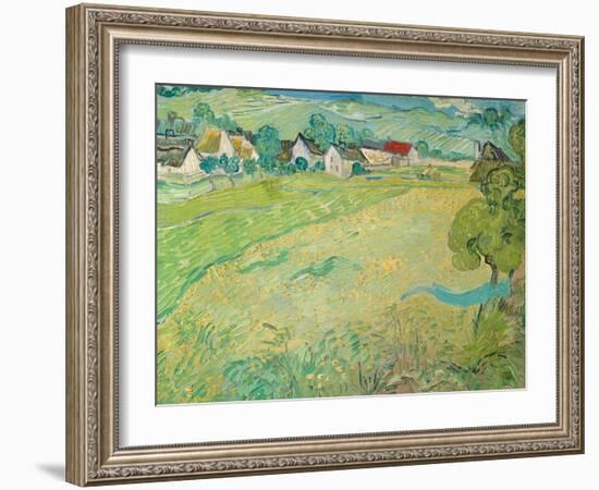 Sunny Meadow Near Auvers, 1890-Vincent van Gogh-Framed Giclee Print