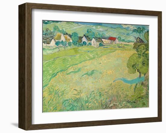 Sunny Meadow Near Auvers, 1890-Vincent van Gogh-Framed Giclee Print