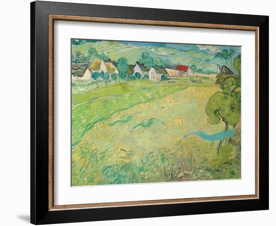 Sunny Meadow Near Auvers, 1890-Vincent van Gogh-Framed Giclee Print