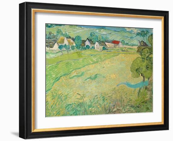 Sunny Meadow Near Auvers, 1890-Vincent van Gogh-Framed Giclee Print