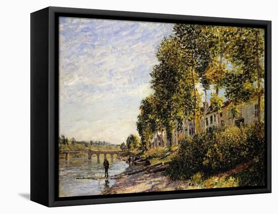 Sunny Morning at Saint Mammes; Soleil Du Matin a Saint-Mammes, 1884-Alfred Sisley-Framed Premier Image Canvas