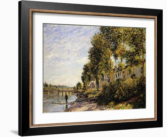 Sunny Morning at Saint Mammes; Soleil Du Matin a Saint-Mammes, 1884-Alfred Sisley-Framed Giclee Print