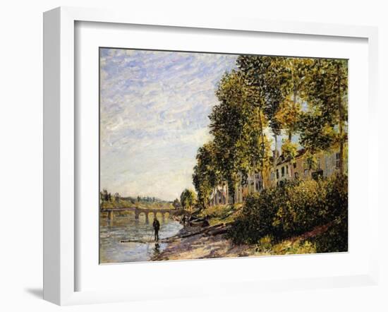 Sunny Morning at Saint Mammes; Soleil Du Matin a Saint-Mammes, 1884-Alfred Sisley-Framed Giclee Print