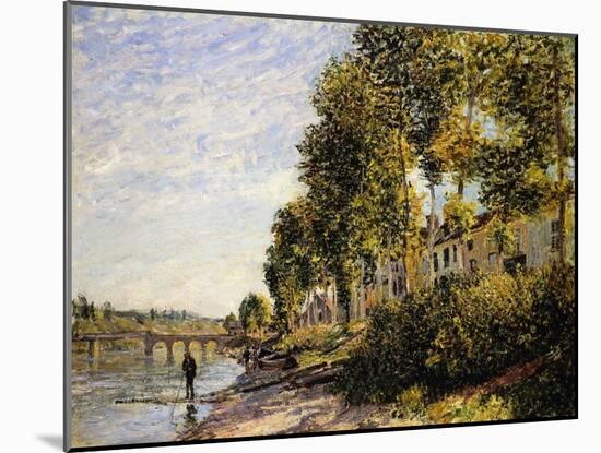 Sunny Morning at Saint Mammes; Soleil Du Matin a Saint-Mammes, 1884-Alfred Sisley-Mounted Giclee Print