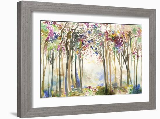 Sunny path II-Allison Pearce-Framed Art Print