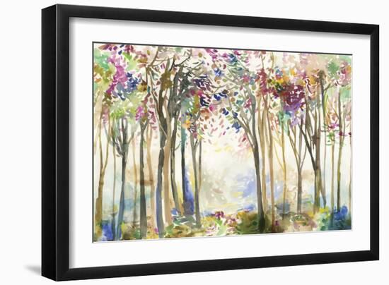 Sunny path II-Allison Pearce-Framed Art Print