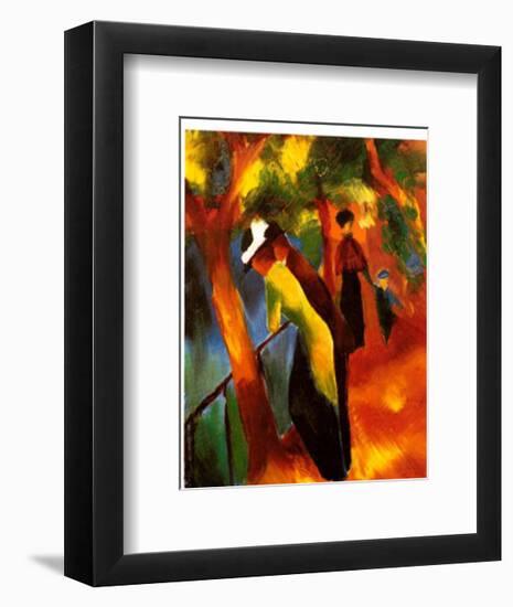 Sunny Road-Auguste Macke-Framed Art Print