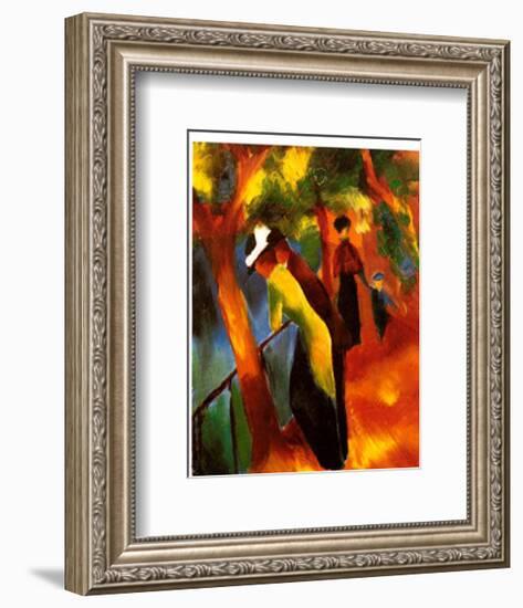 Sunny Road-Auguste Macke-Framed Art Print