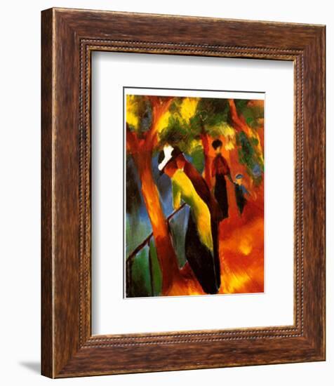 Sunny Road-Auguste Macke-Framed Art Print