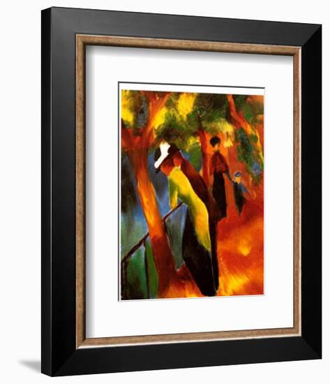 Sunny Road-Auguste Macke-Framed Art Print