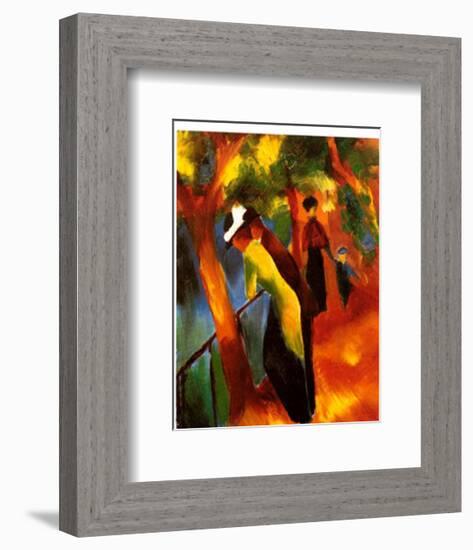 Sunny Road-Auguste Macke-Framed Art Print