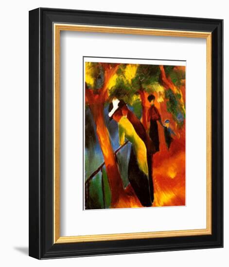 Sunny Road-Auguste Macke-Framed Art Print