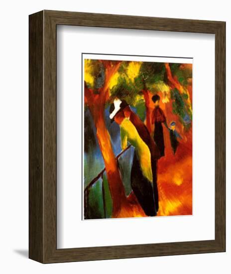 Sunny Road-Auguste Macke-Framed Art Print