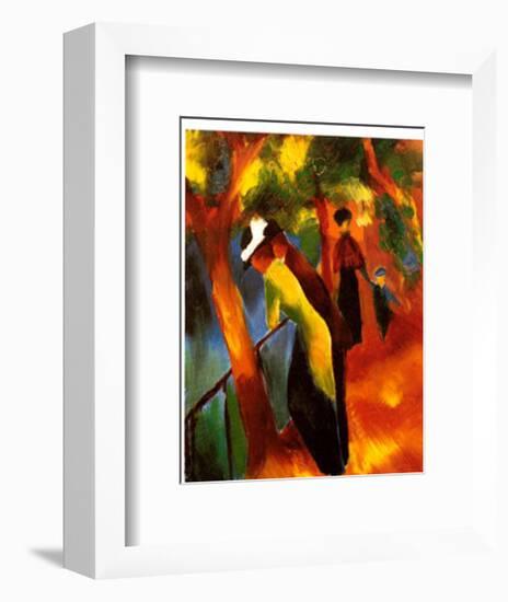 Sunny Road-Auguste Macke-Framed Art Print