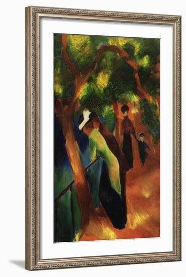 Sunny Road-Auguste Macke-Framed Giclee Print