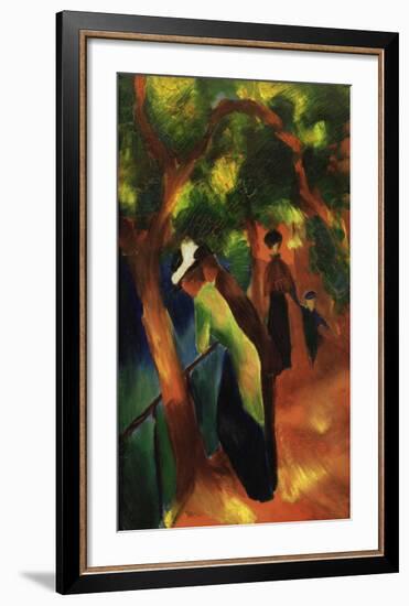 Sunny Road-Auguste Macke-Framed Giclee Print