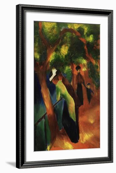 Sunny Road-Auguste Macke-Framed Giclee Print