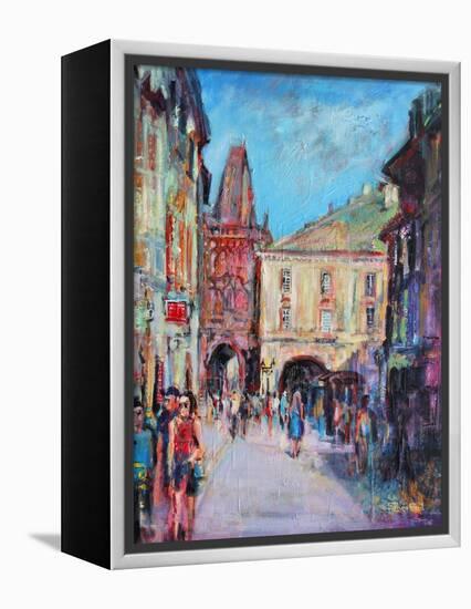 Sunny Side, Prague-Sylvia Paul-Framed Premier Image Canvas