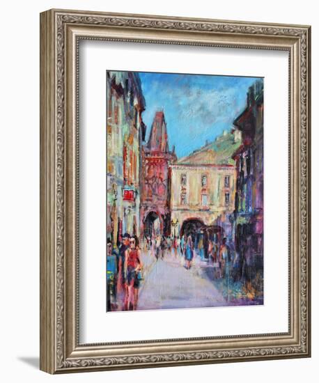 Sunny Side, Prague-Sylvia Paul-Framed Giclee Print