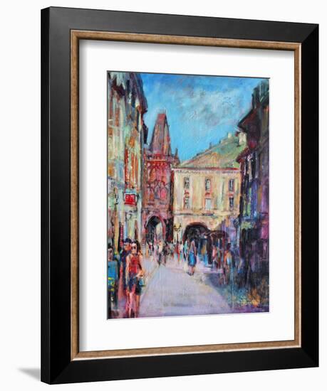 Sunny Side, Prague-Sylvia Paul-Framed Giclee Print