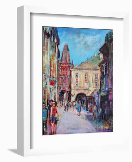 Sunny Side, Prague-Sylvia Paul-Framed Giclee Print
