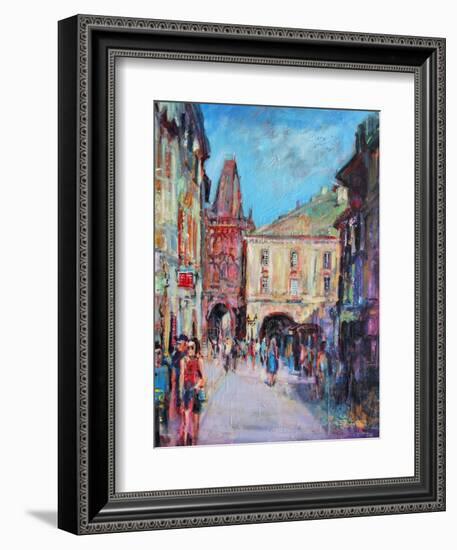 Sunny Side, Prague-Sylvia Paul-Framed Giclee Print