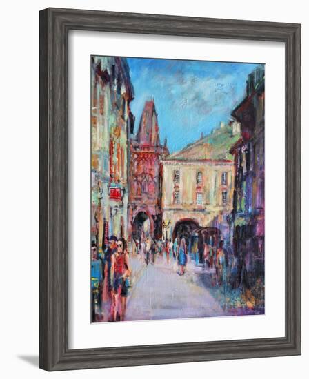 Sunny Side, Prague-Sylvia Paul-Framed Giclee Print