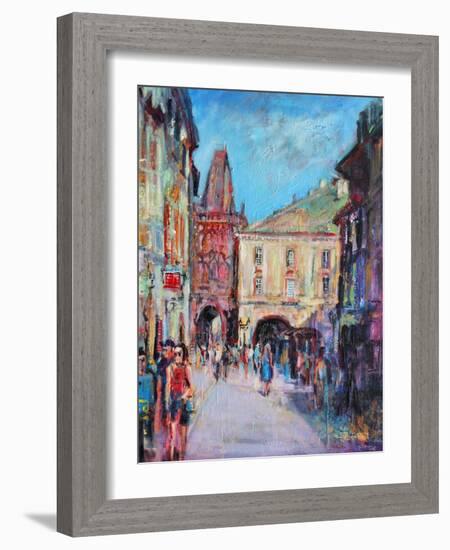 Sunny Side, Prague-Sylvia Paul-Framed Giclee Print