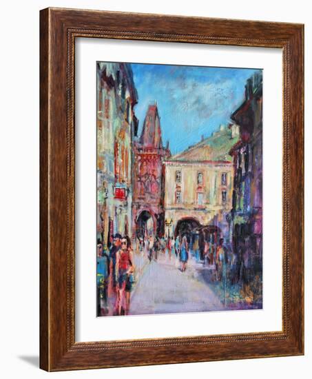 Sunny Side, Prague-Sylvia Paul-Framed Giclee Print