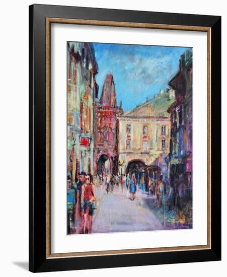 Sunny Side, Prague-Sylvia Paul-Framed Giclee Print