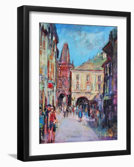 Sunny Side, Prague-Sylvia Paul-Framed Giclee Print