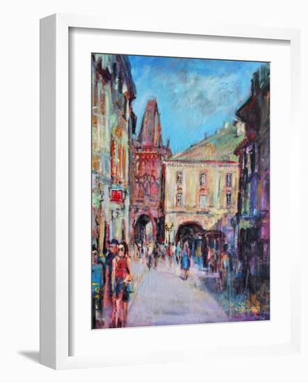 Sunny Side, Prague-Sylvia Paul-Framed Giclee Print