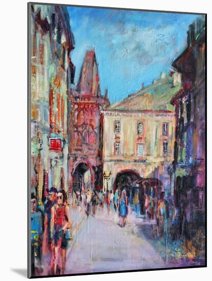 Sunny Side, Prague-Sylvia Paul-Mounted Giclee Print