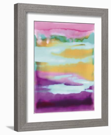 Sunny Side - Strips-Chloe Larsen-Framed Giclee Print