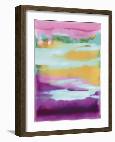Sunny Side - Strips-Chloe Larsen-Framed Giclee Print