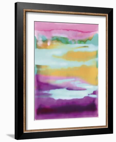 Sunny Side - Strips-Chloe Larsen-Framed Giclee Print