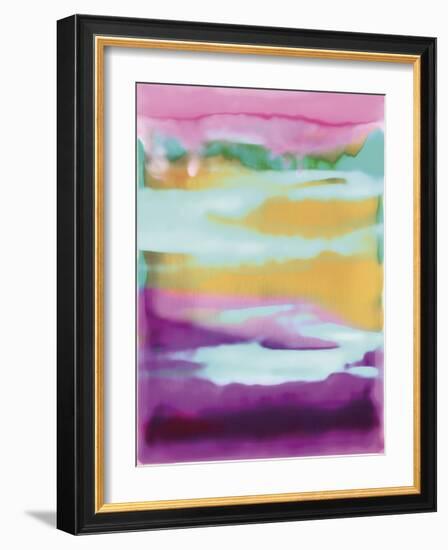 Sunny Side - Strips-Chloe Larsen-Framed Giclee Print