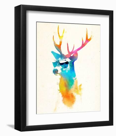 Sunny Stag-Robert Farkas-Framed Art Print